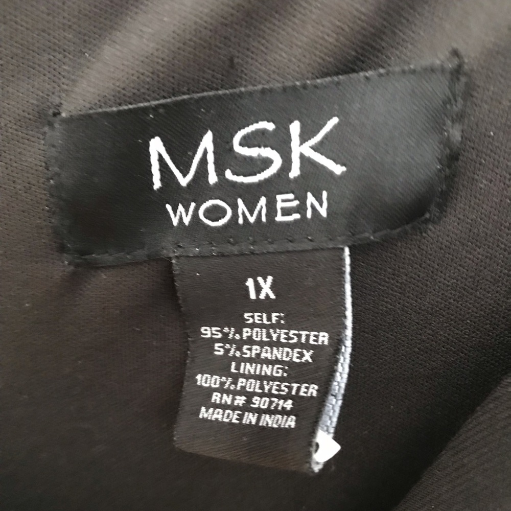 MSK Black wide leg Jumpsuit with 3/4 length sleeves - Picture 7 of 13